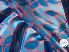 SATIN VELOUTÉ FLEURS DE JOIE BLEUX MLC INTERN