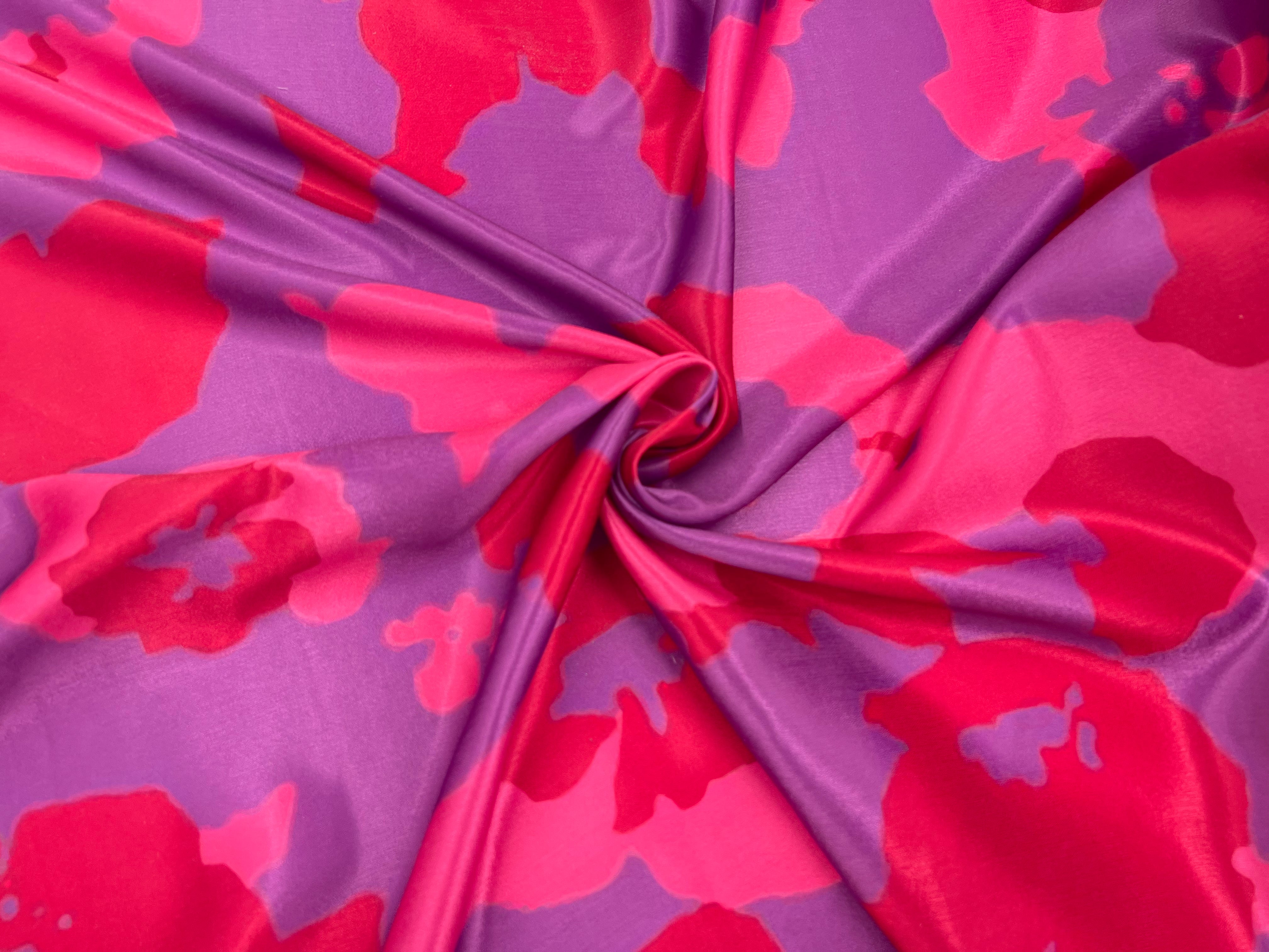 SATIN VELOUTÉ ROSE ET VOILET MLC INTERN