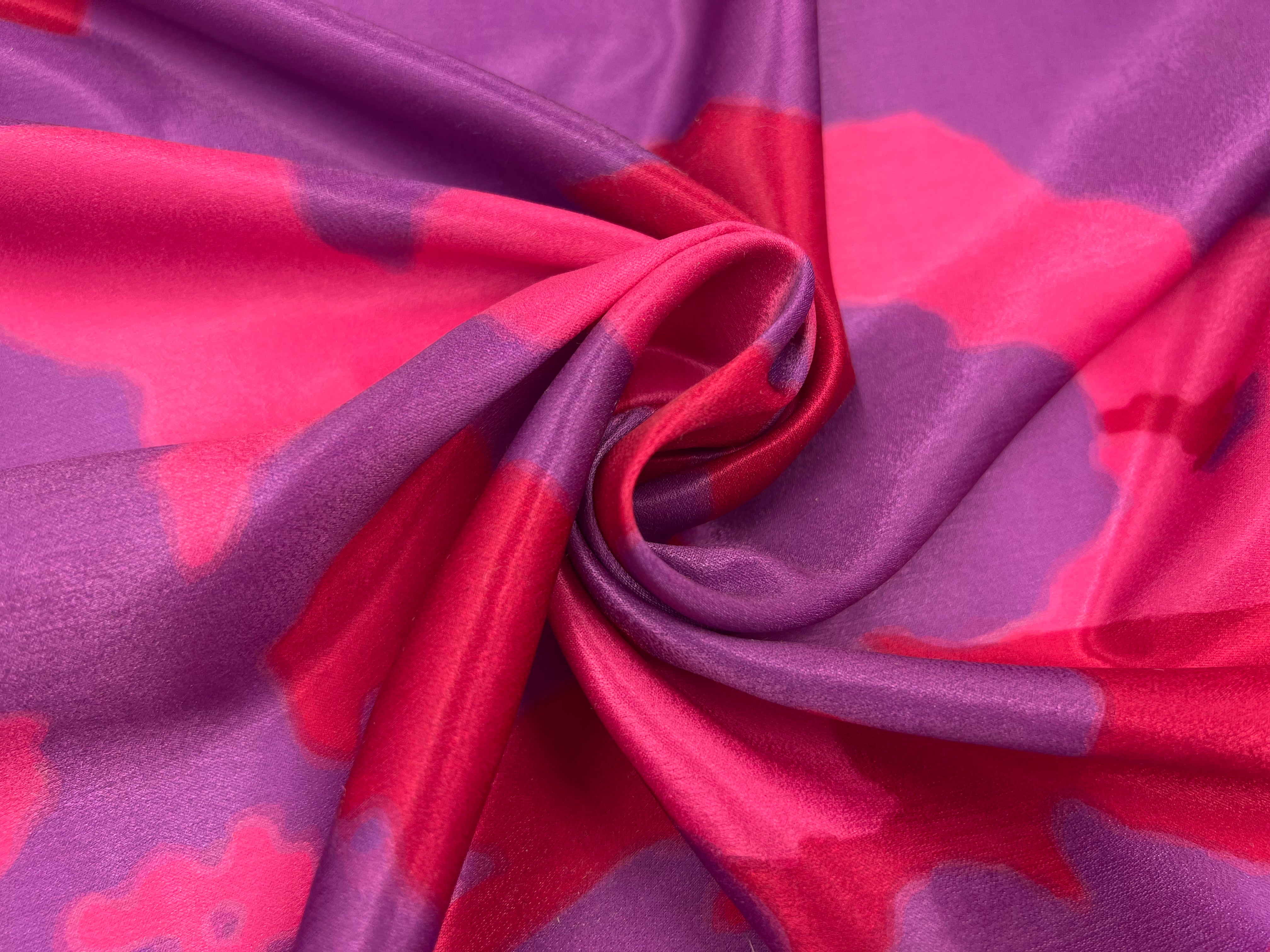 SATIN VELOUTÉ ROSE ET VOILET MLC INTERN