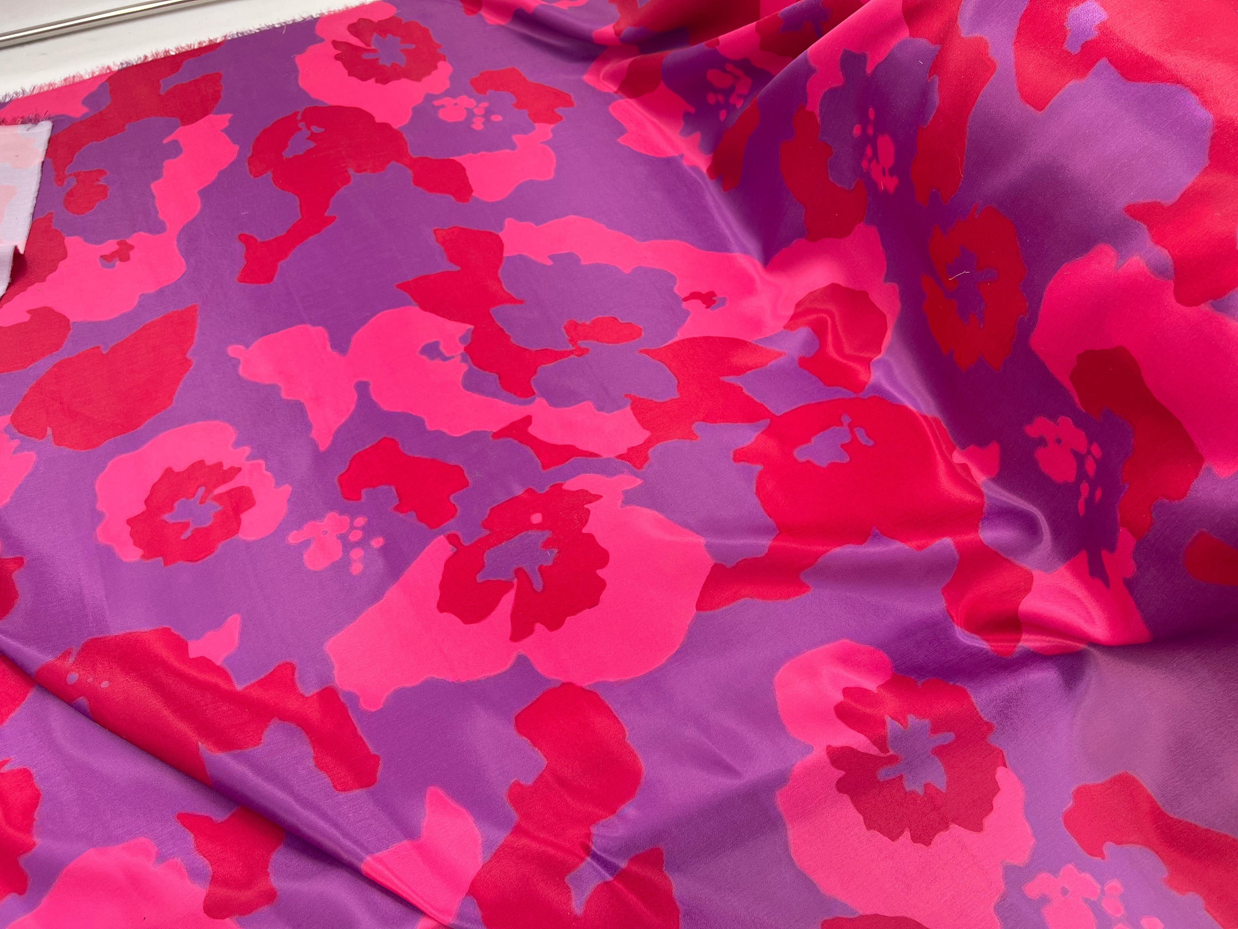 SATIN VELOUTÉ ROSE ET VOILET MLC INTERN