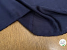 SATIN VISCOSE CRÈPÉ BLEU NUIT - My Little Coupon