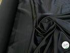 SATIN VISCOSE DOUX TOUCHER TOMBER FLUIDE NOIR - My Little Coupon