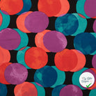 SATIN VISCOSE FUNNY DOTS CYCLAM - My Little Coupon