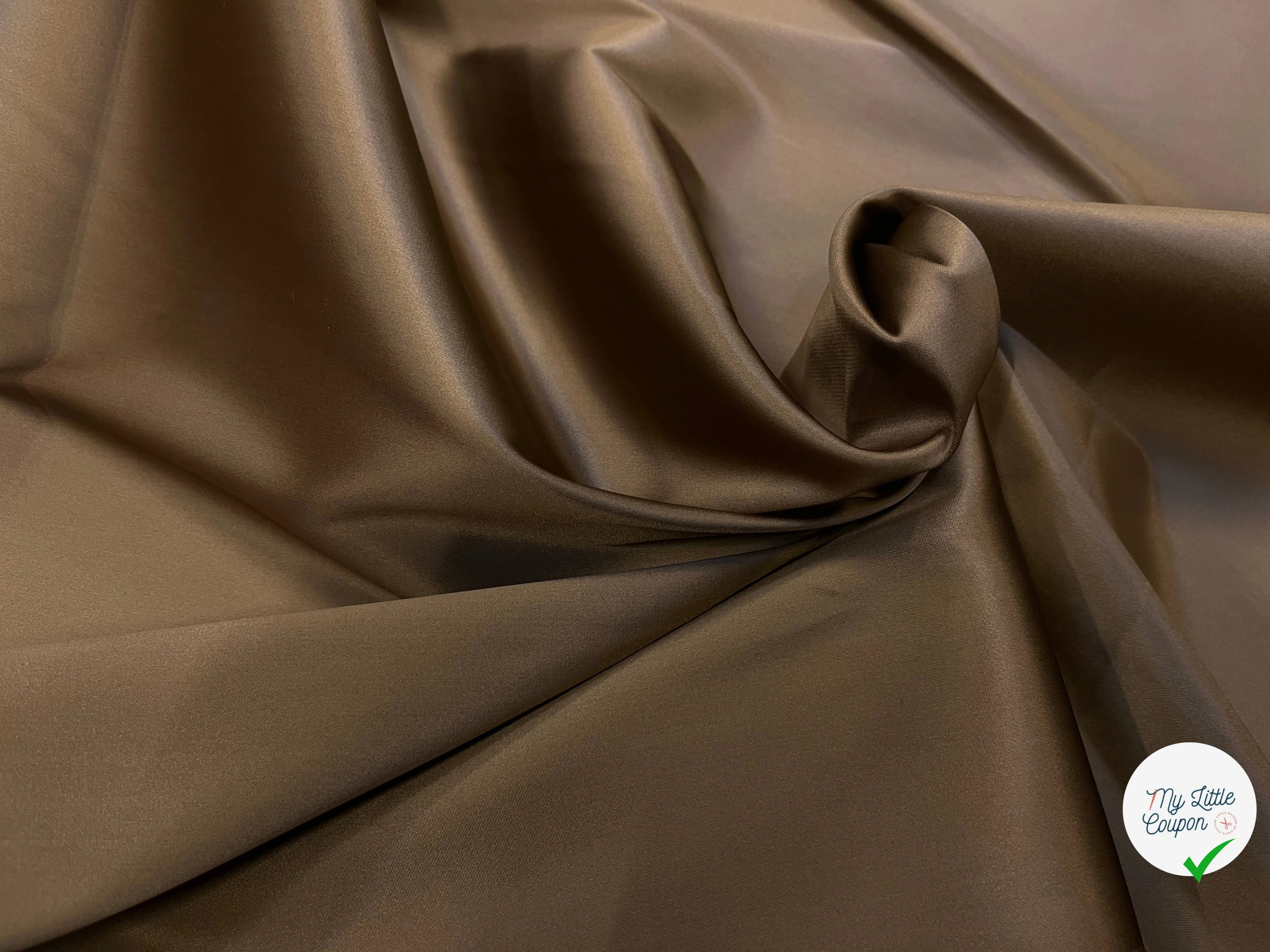 SATIN VISCOSE MARON 110CM - My Little Coupon