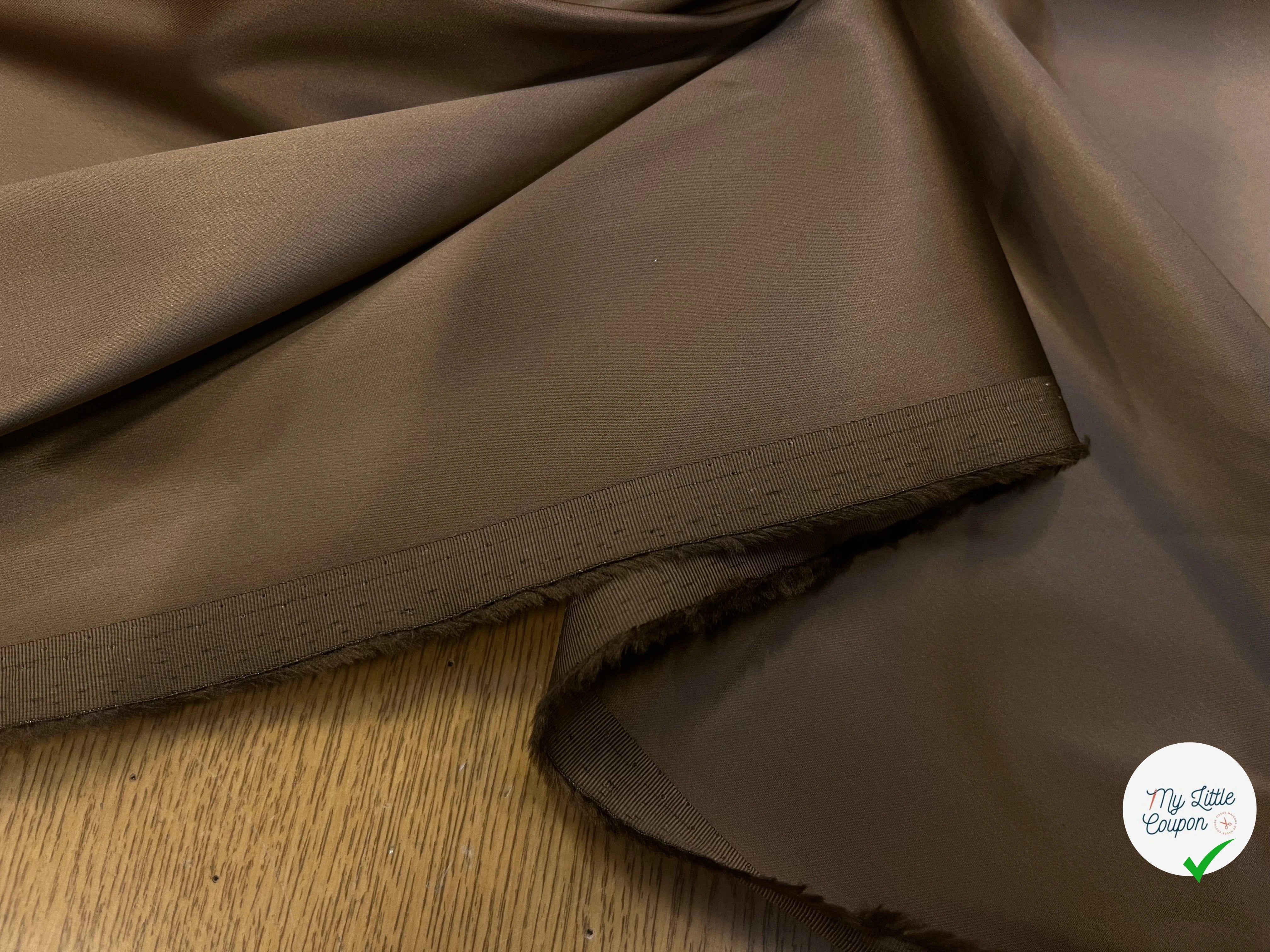 SATIN VISCOSE MARON 110CM - My Little Coupon