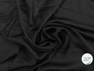 SATIN VISCOSE NOIRE - coupon de tissu de 3 mètres - My Little Coupon - tissu - coudre