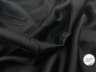 SATIN VISCOSE NOIRE - coupon de tissu de 3 mètres - My Little Coupon - tissu - coudre