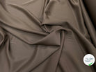SATIN VISCOSE PEAU DE PÊCHE STRETCH MARRON - My Little Coupon