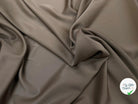 SATIN VISCOSE PEAU DE PÊCHE STRETCH MARRON - My Little Coupon
