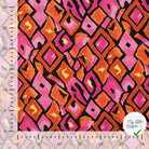 SATIN VISCOSE RETRO CHECKS FUCHSIA - My Little Coupon