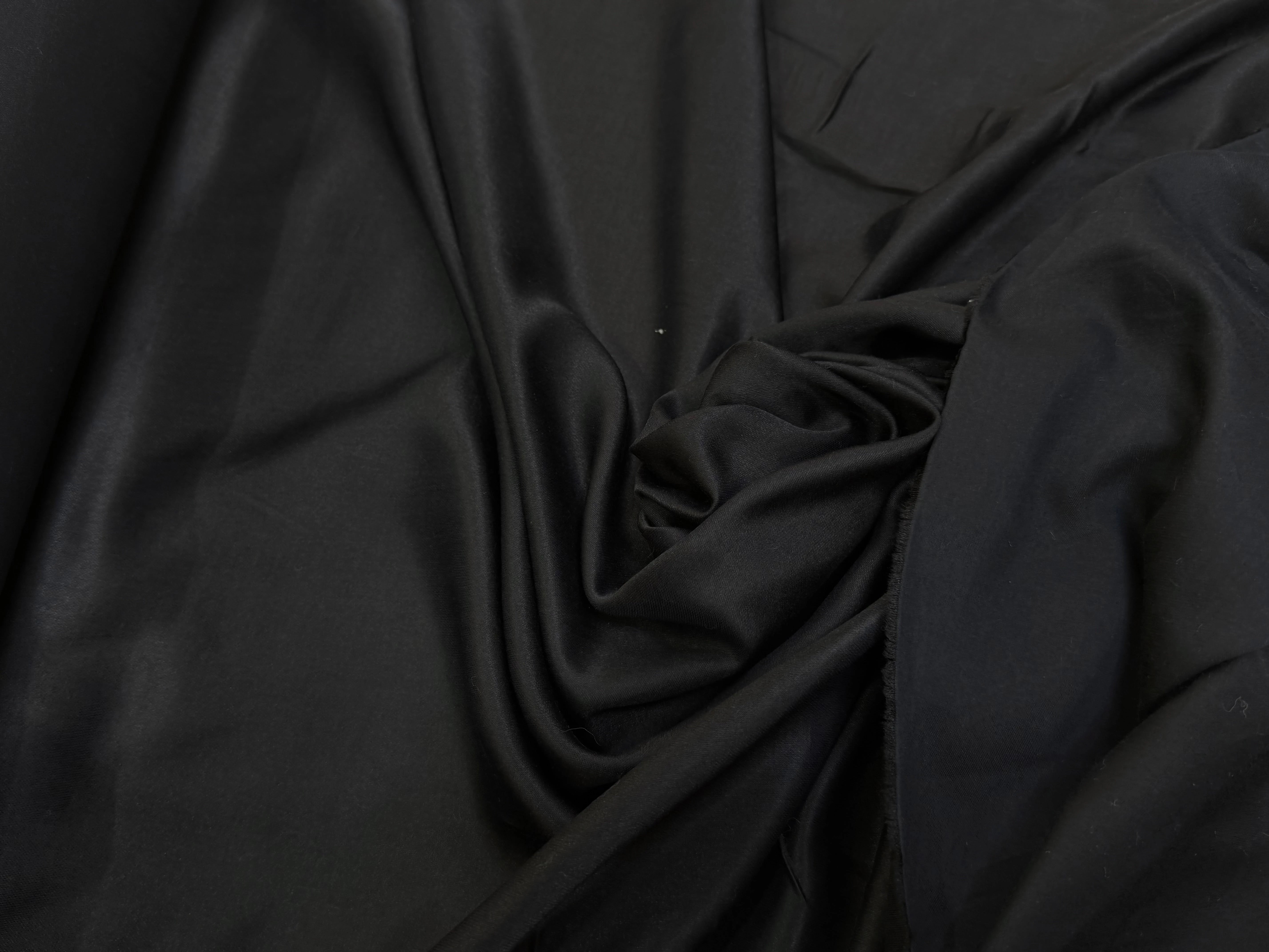 SATIN VOILE DE SOIE DOUX NOIR - My Little Coupon