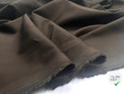 SATINETTE DE COTON CHOCOLAT - coupon de tissu de 3 mètres - My Little Coupon - tissu - coudre