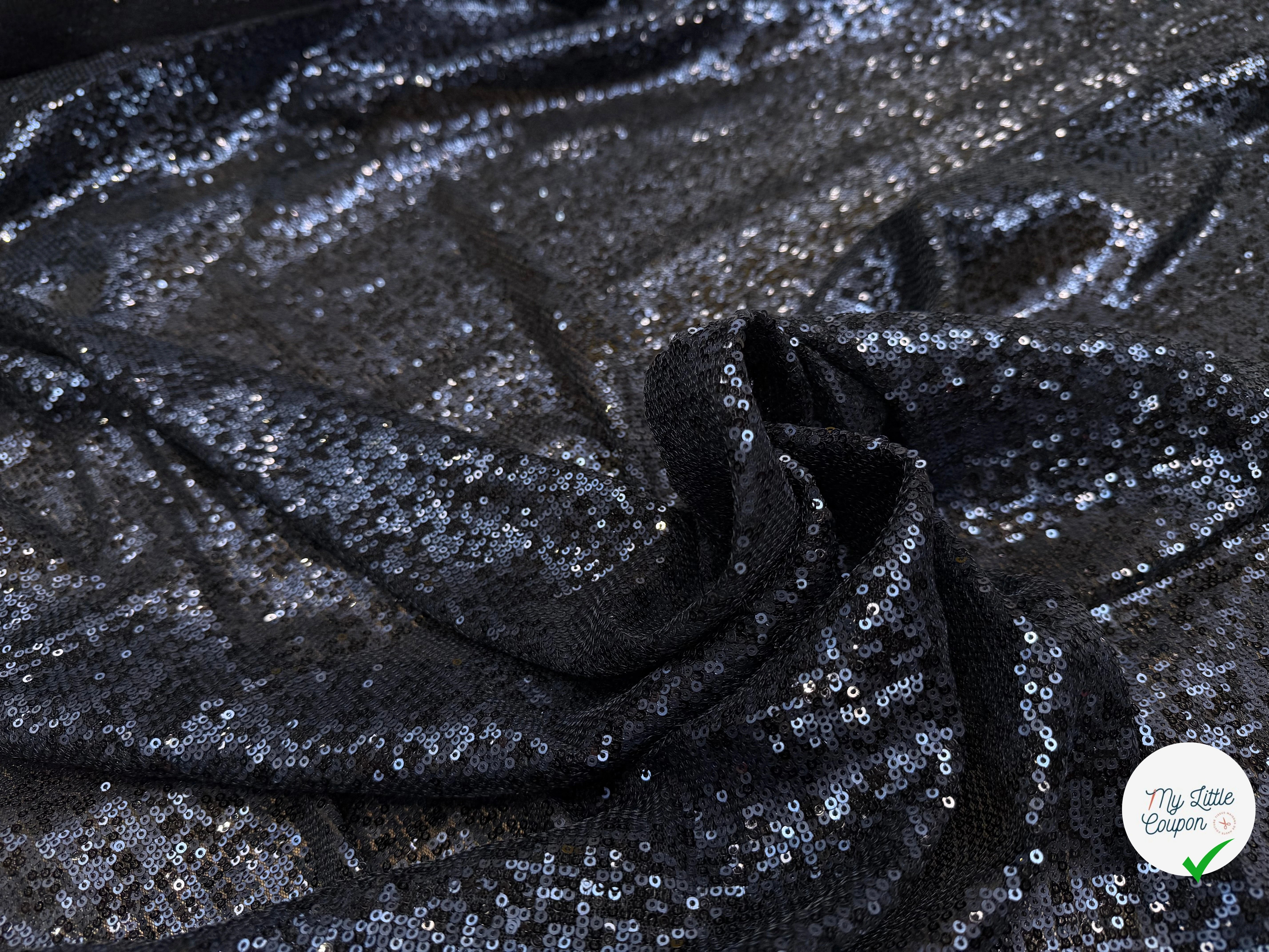 SEQUIN CHIC BLEU PROFOND PAS CARNAVAL - My Little Coupon