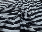 SEQUIN RAYURES BLANC ET NOIR ITALIENNE - My Little Coupon