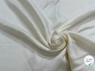 SERGÉ DE COTON LOURD TOMBÉ FLUIDE BLANC CASSÉ - My Little Coupon