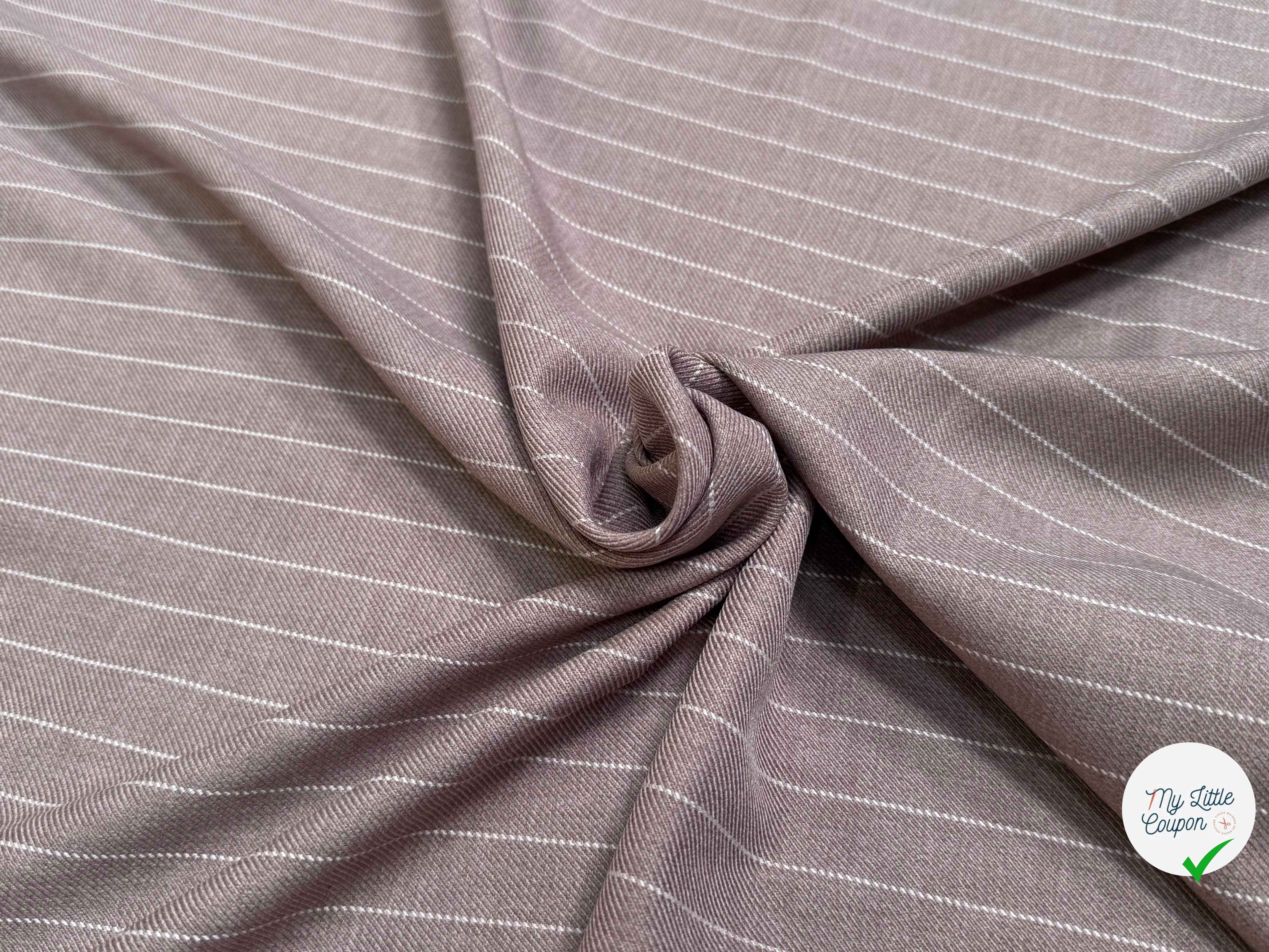 SERGÉ FLUIDE LIGHT MOCHA À RAYURES - My Little Coupon