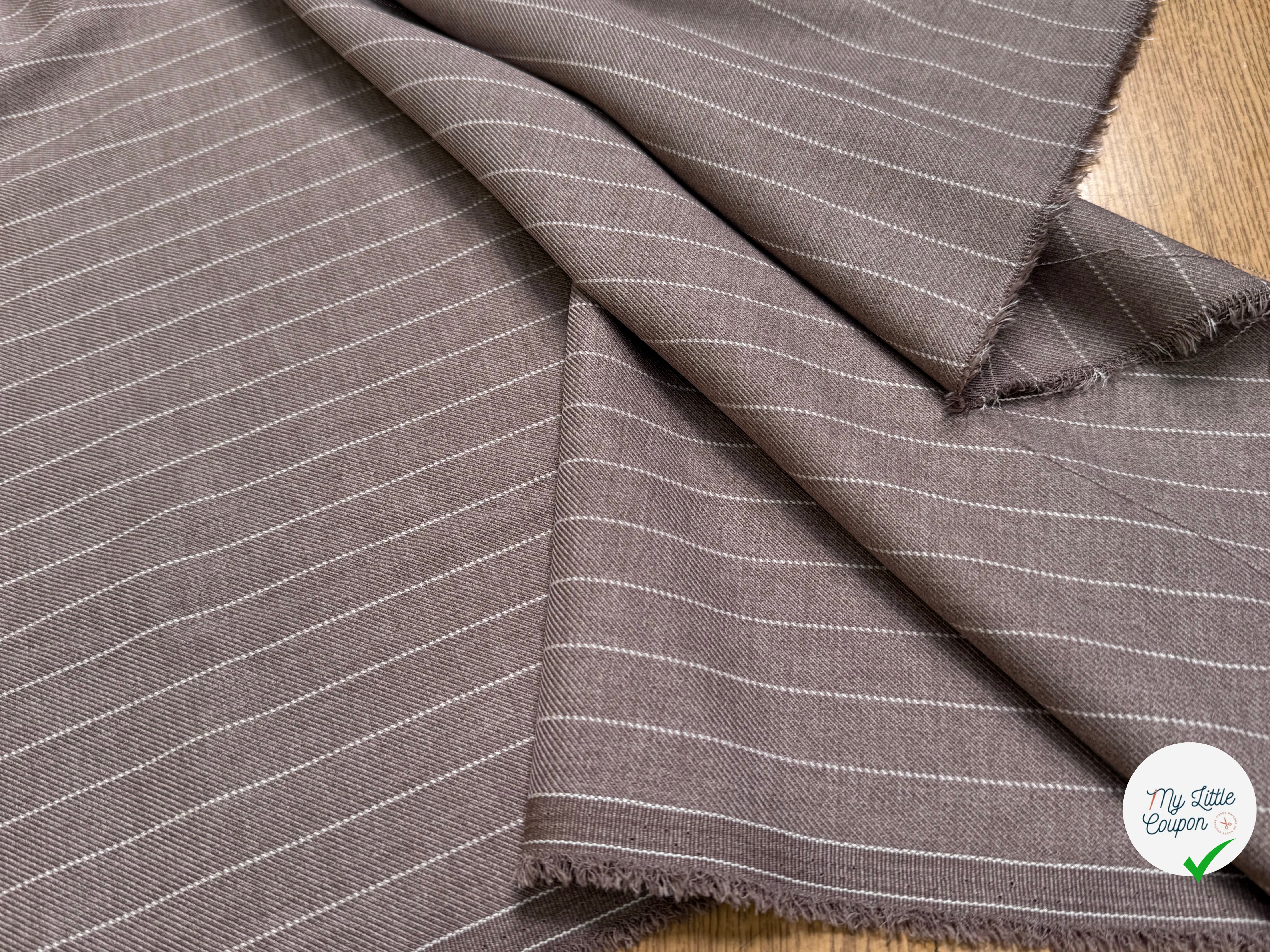 SERGÉ FLUIDE LIGHT MOCHA À RAYURES - My Little Coupon