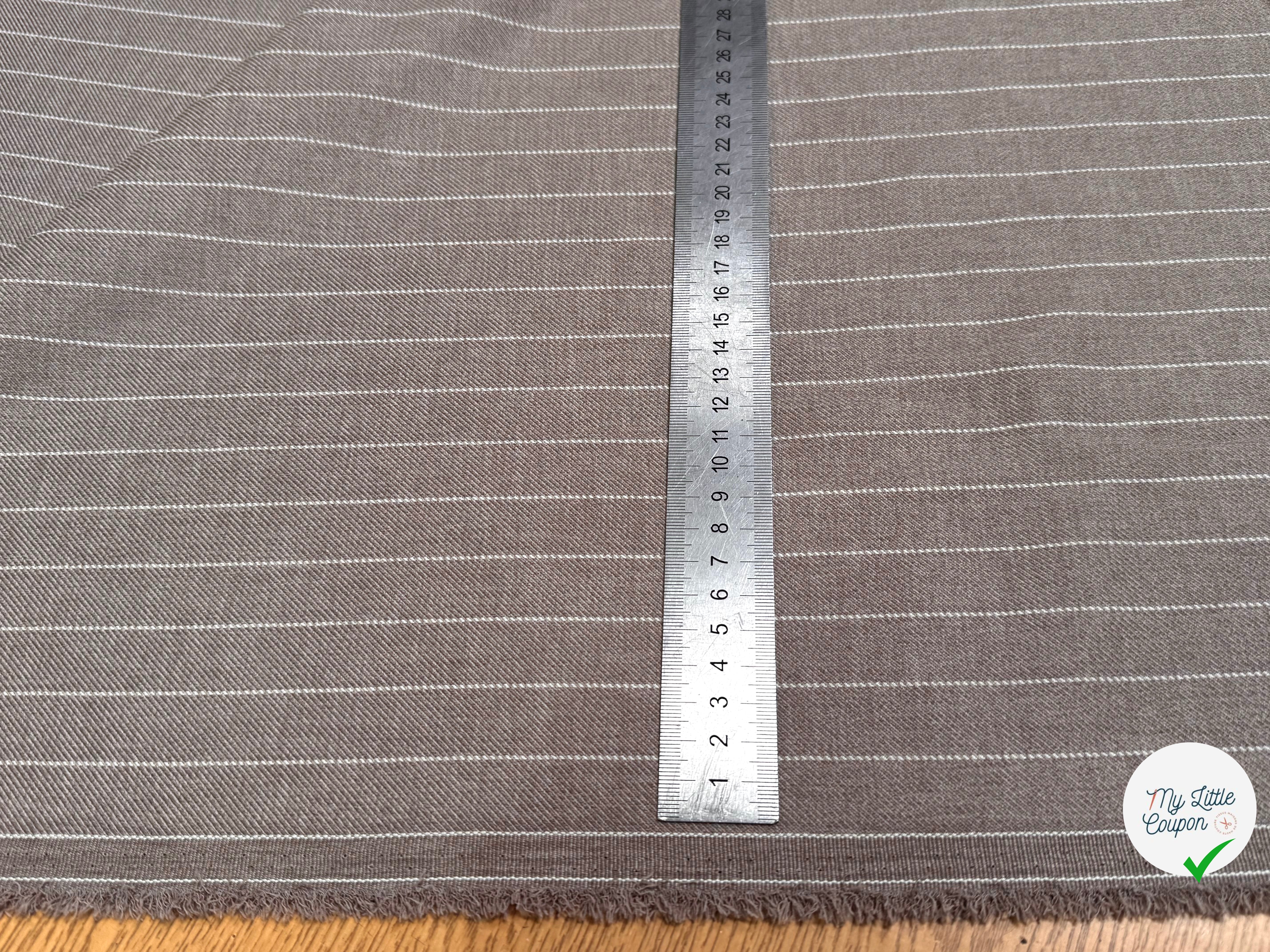 SERGÉ FLUIDE LIGHT MOCHA À RAYURES - My Little Coupon