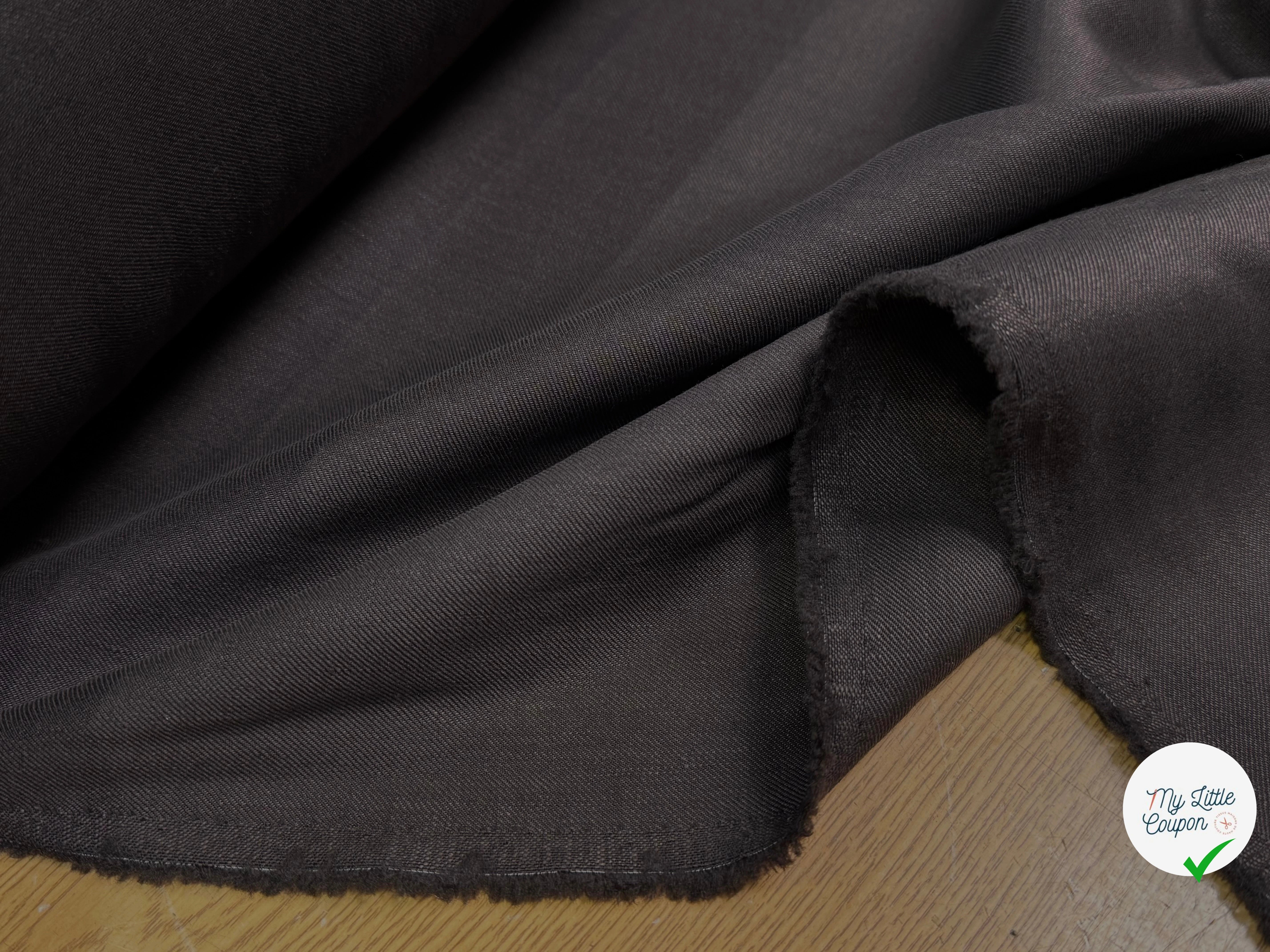 SERGÉ LIN ET LAINE MARRON FONCÉ 40%W - My Little Coupon