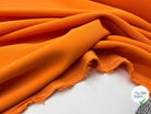 SERGÉ ORANGE DOUBLE ÉTOFFE - My Little Coupon - tissu - coudre