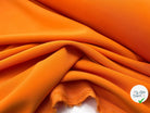 SERGÉ ORANGE DOUBLE ÉTOFFE - My Little Coupon - tissu - coudre