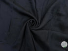SERGÉ TENCEL NOIR REFLET BLEUTÉ SOUPLE - coupon de tissu de 3 mètres - My Little Coupon - tissu - coudre