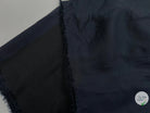SERGÉ TENCEL NOIR REFLET BLEUTÉ SOUPLE - coupon de tissu de 3 mètres - My Little Coupon - tissu - coudre