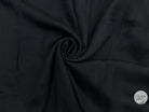 SERGÉ TENCEL NOIR REFLET BLEUTÉ SOUPLE - coupon de tissu de 3 mètres - My Little Coupon - tissu - coudre