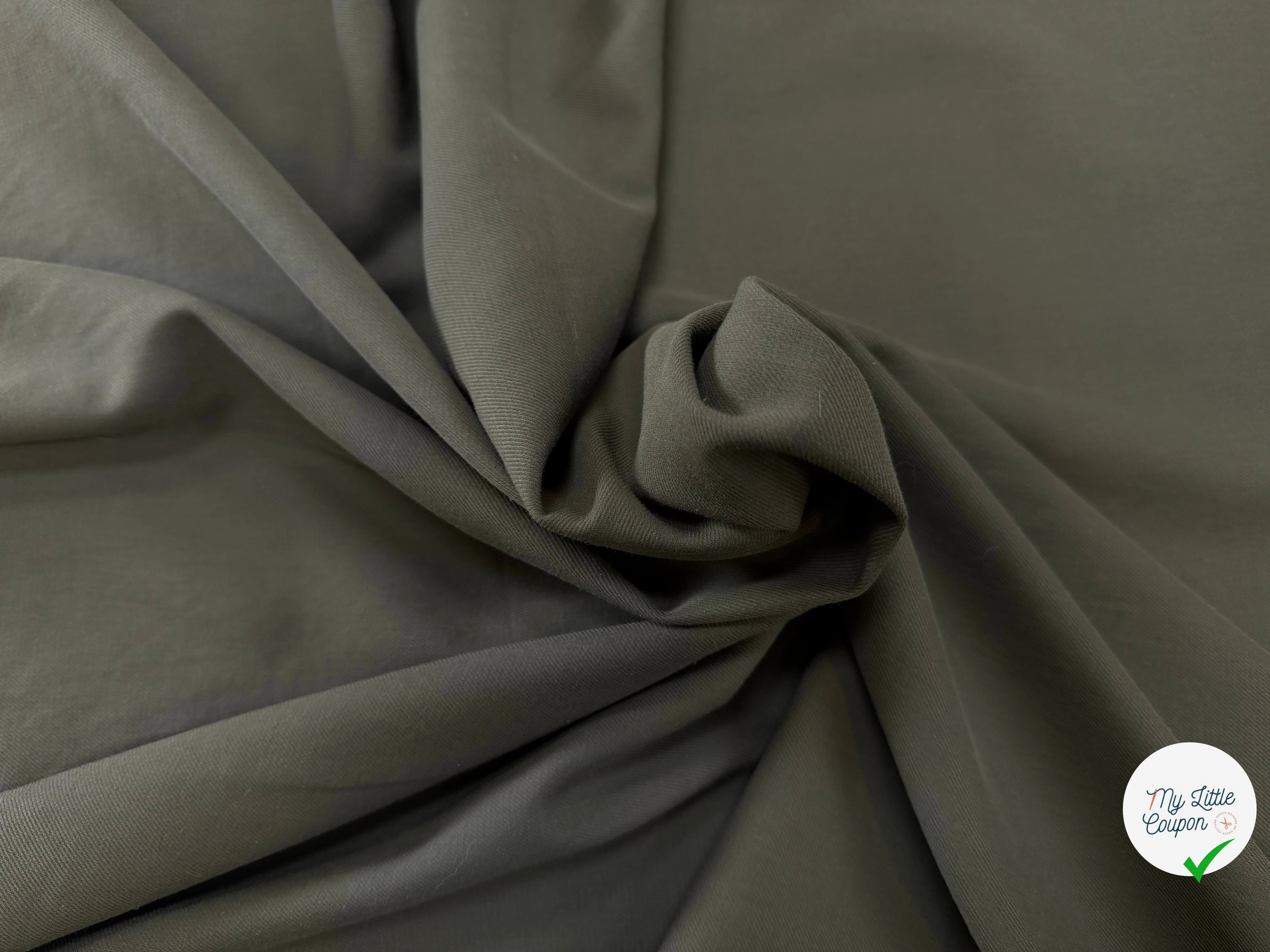 SERGÉ VISCOSE KHAKI TENUE LOURDE - My Little Coupon
