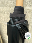 SIMILI CUIR BOMBERS SCINTILLANT ENVERS TOUT DOUX NOIR MLC INTERN