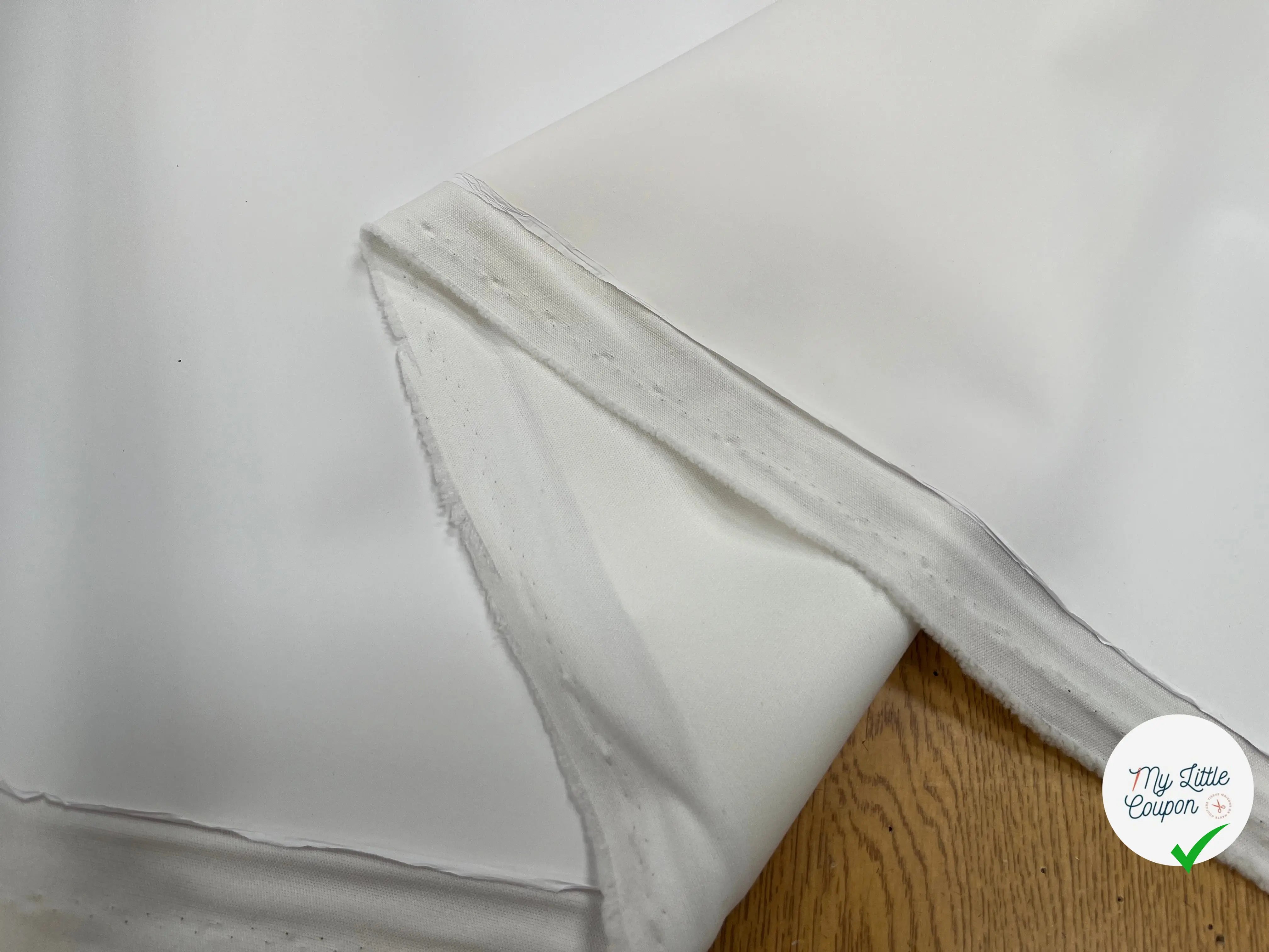 SIMILI CUIR COUTURE BLANC - My Little Coupon