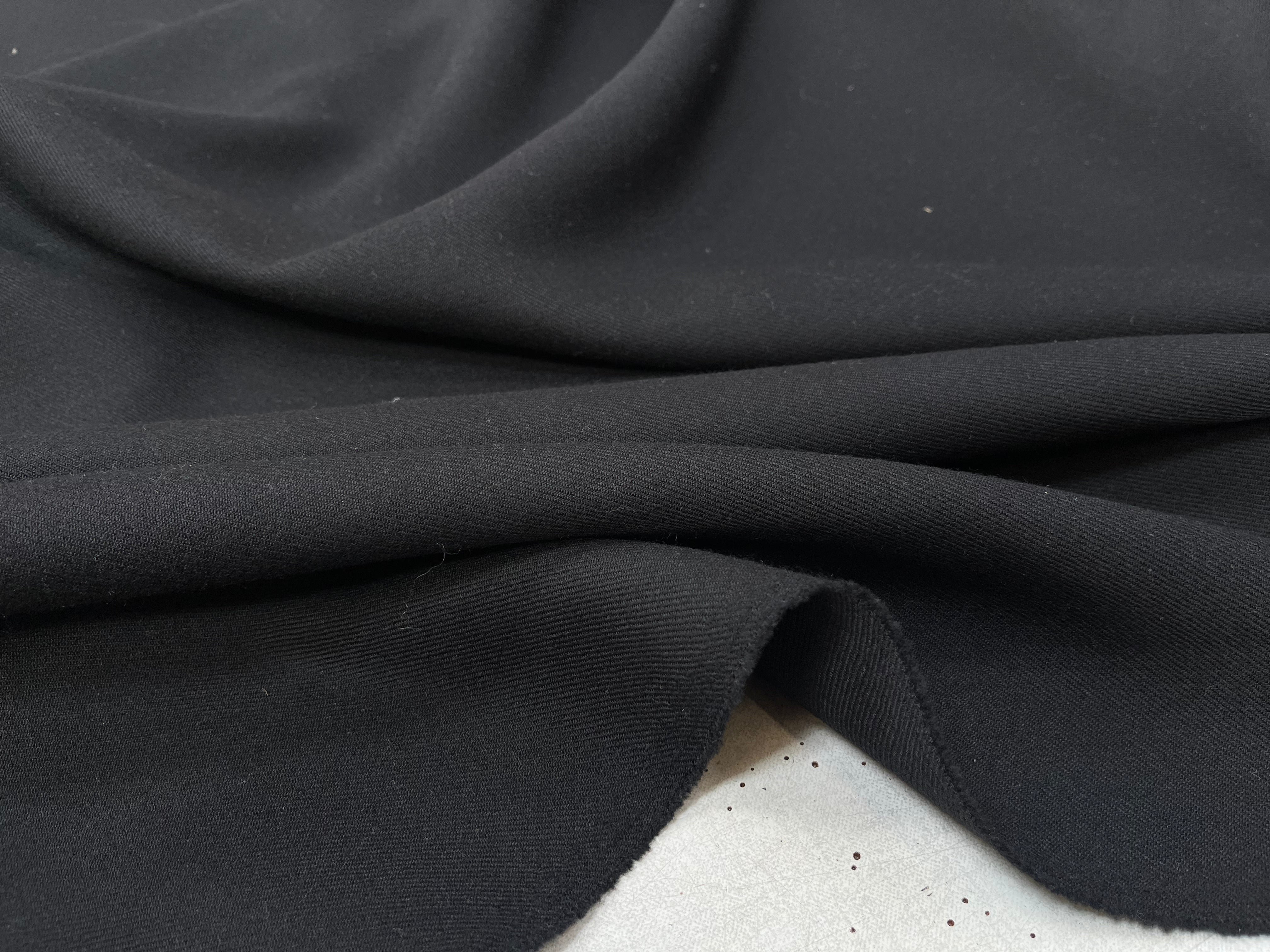 SOFT WOOL TWILL, Black - My Little Coupon
