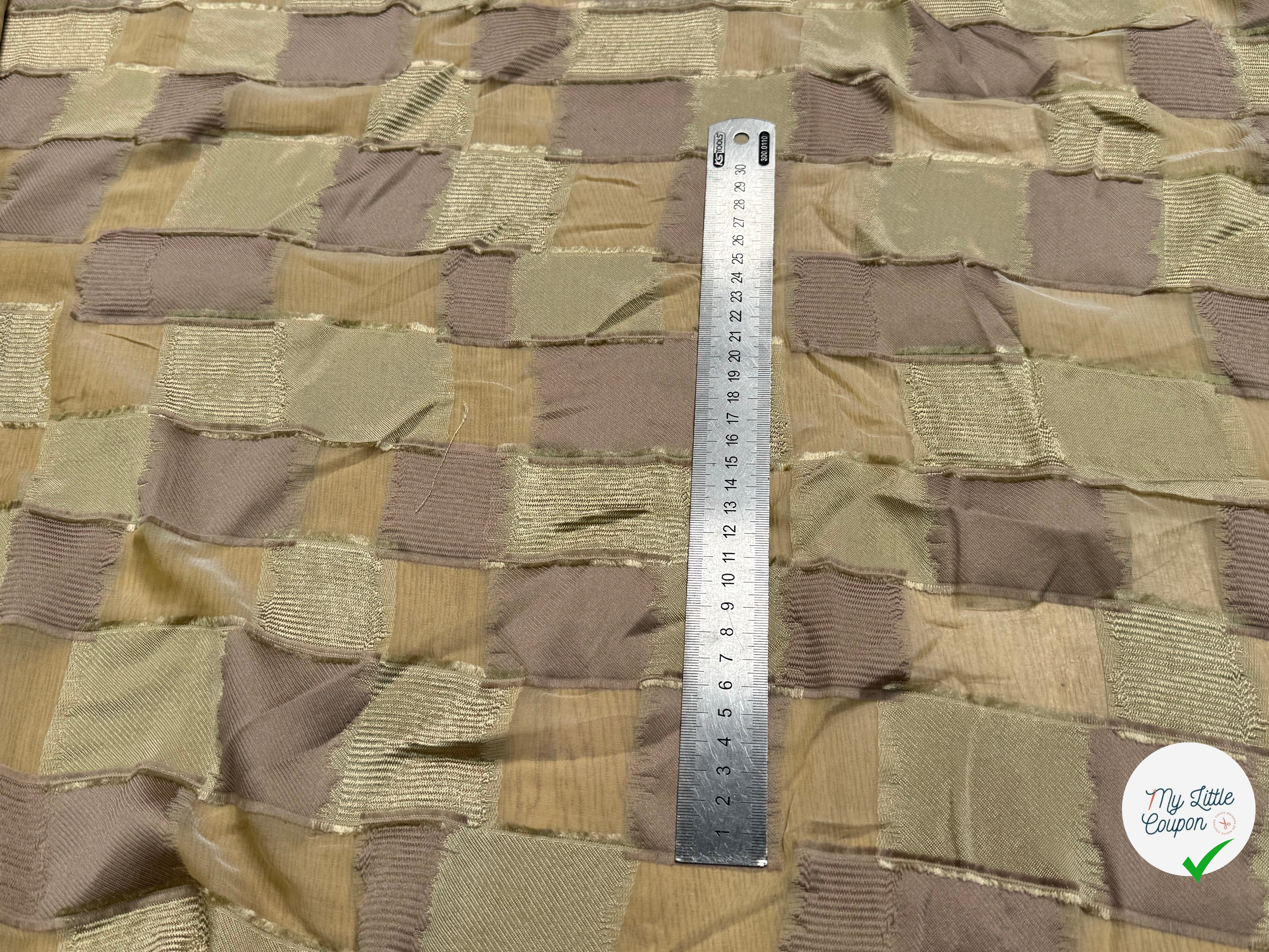 SOIE FLUIDE CARREAUX DAMIERS - My Little Coupon