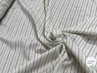 SOIE FLUIDE RAYURES NOIRES SUR FOND ÉCRU - My Little Coupon