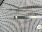 SOIE FLUIDE RAYURES NOIRES SUR FOND ÉCRU - My Little Coupon