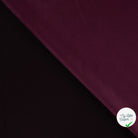 Suédine scuba bordeaux - détail de la texture