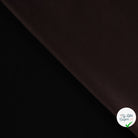 Suédine scuba brun foncé - détail de la texture