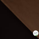Suédine scuba chocolat - détail de la texture