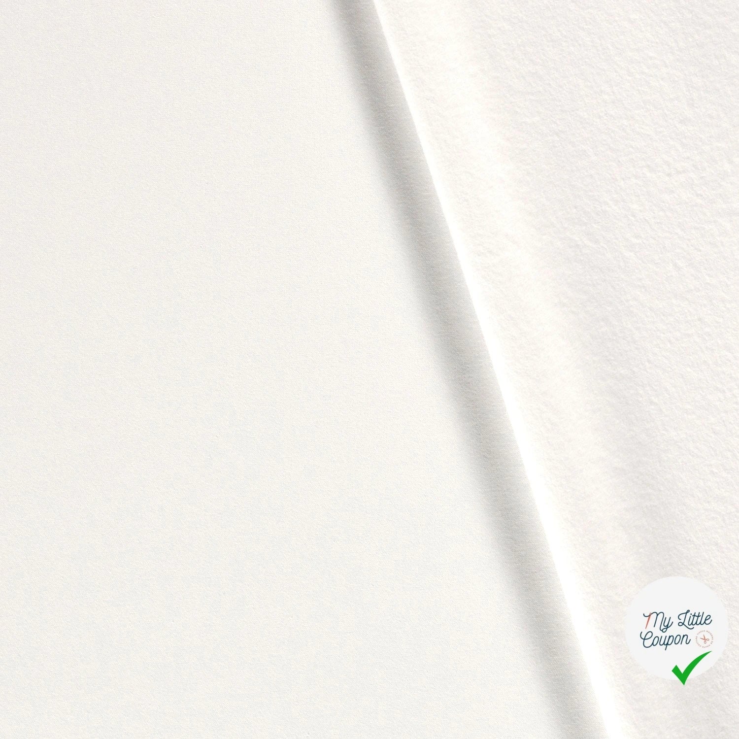 SWEAT JOGGING BROSSÉ BLANC OPTIQUE - My Little Coupon