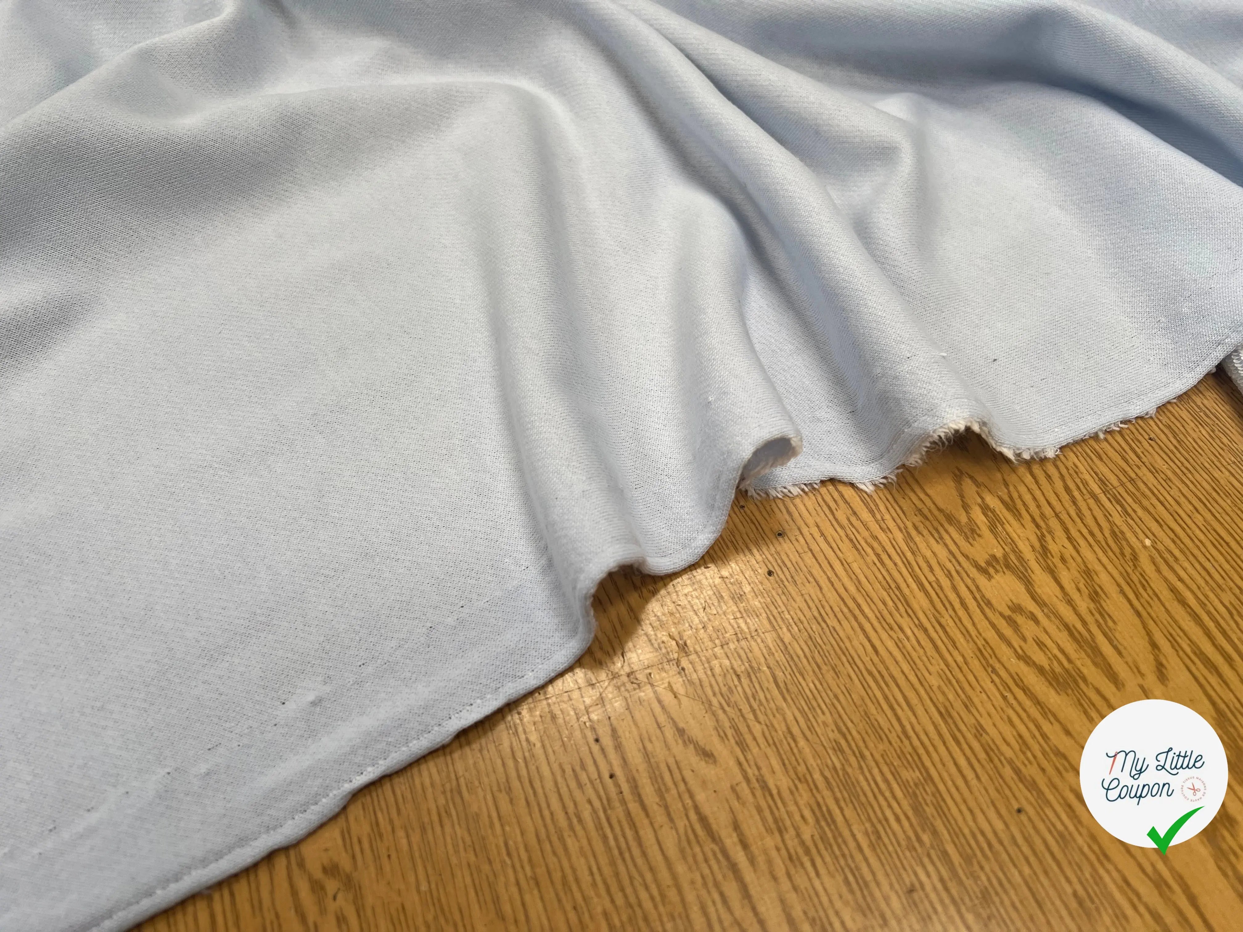 SWEAT TECHNIQUE 64% COTON MADE IN FRANCE CIEL/BLANC - My Little Coupon