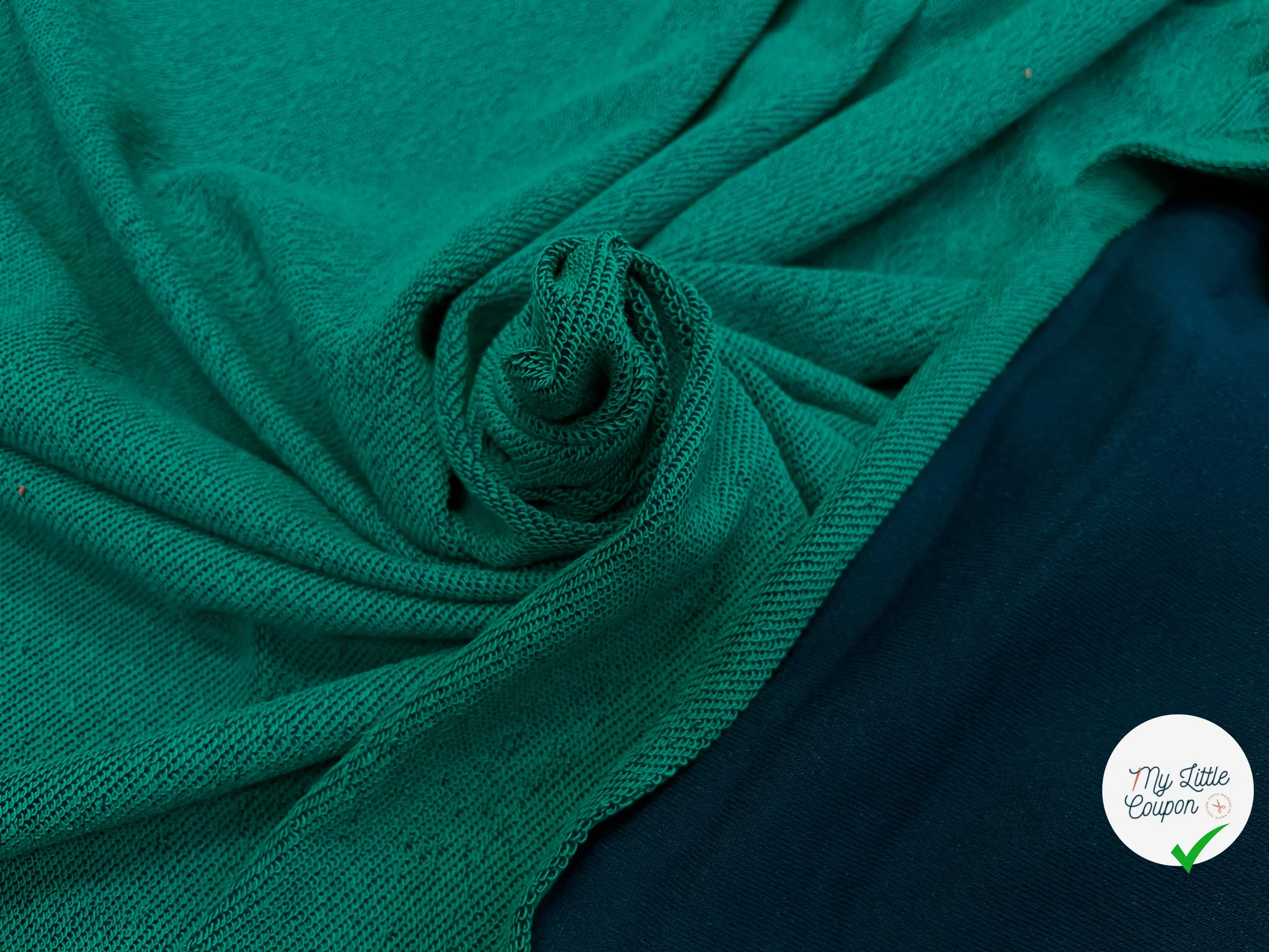 SWEAT TECHNIQUE 64% COTON MADE IN FRANCE GREEN/NAVY - My Little Coupon