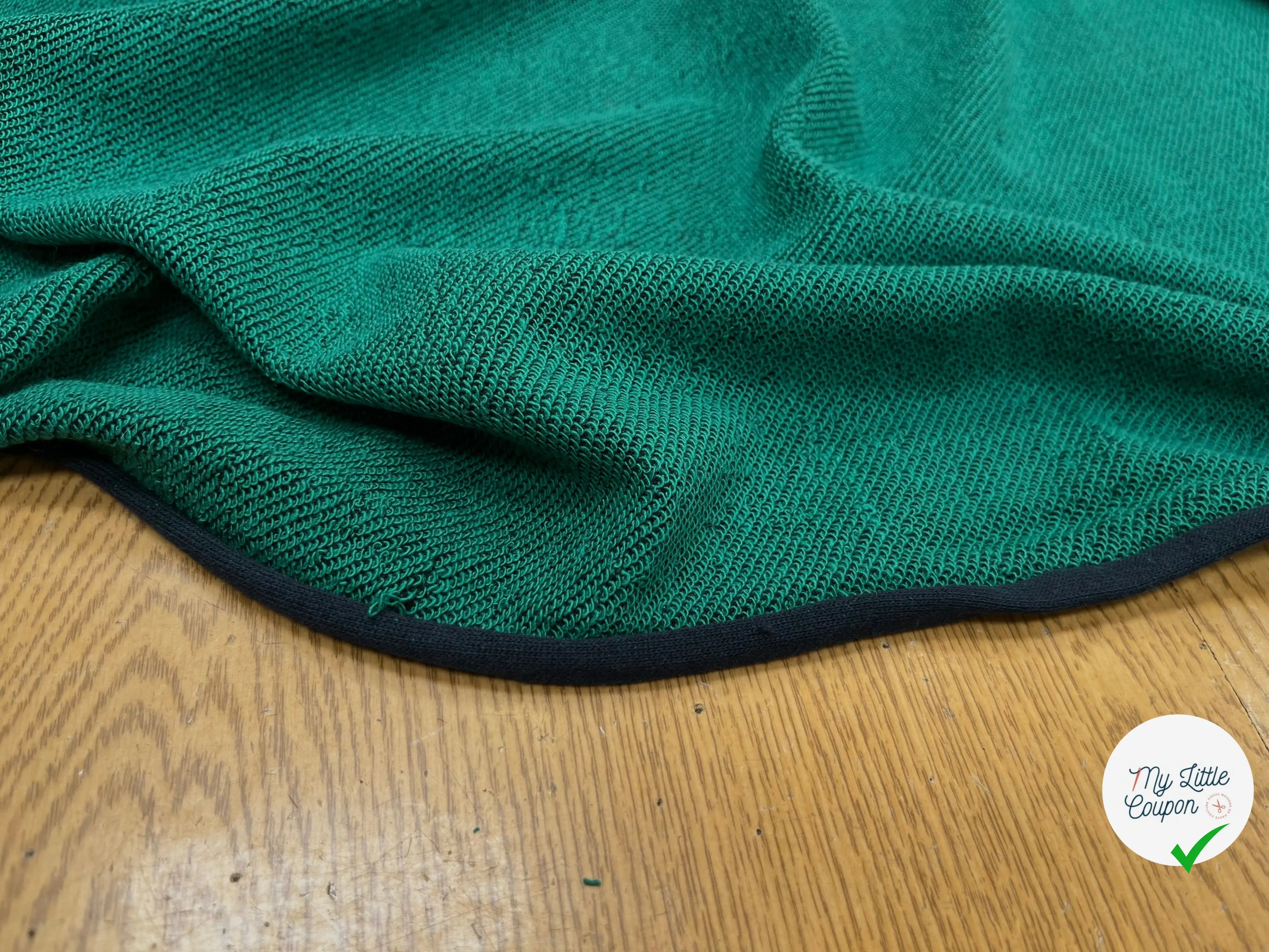 SWEAT TECHNIQUE 64% COTON MADE IN FRANCE GREEN/NAVY - My Little Coupon