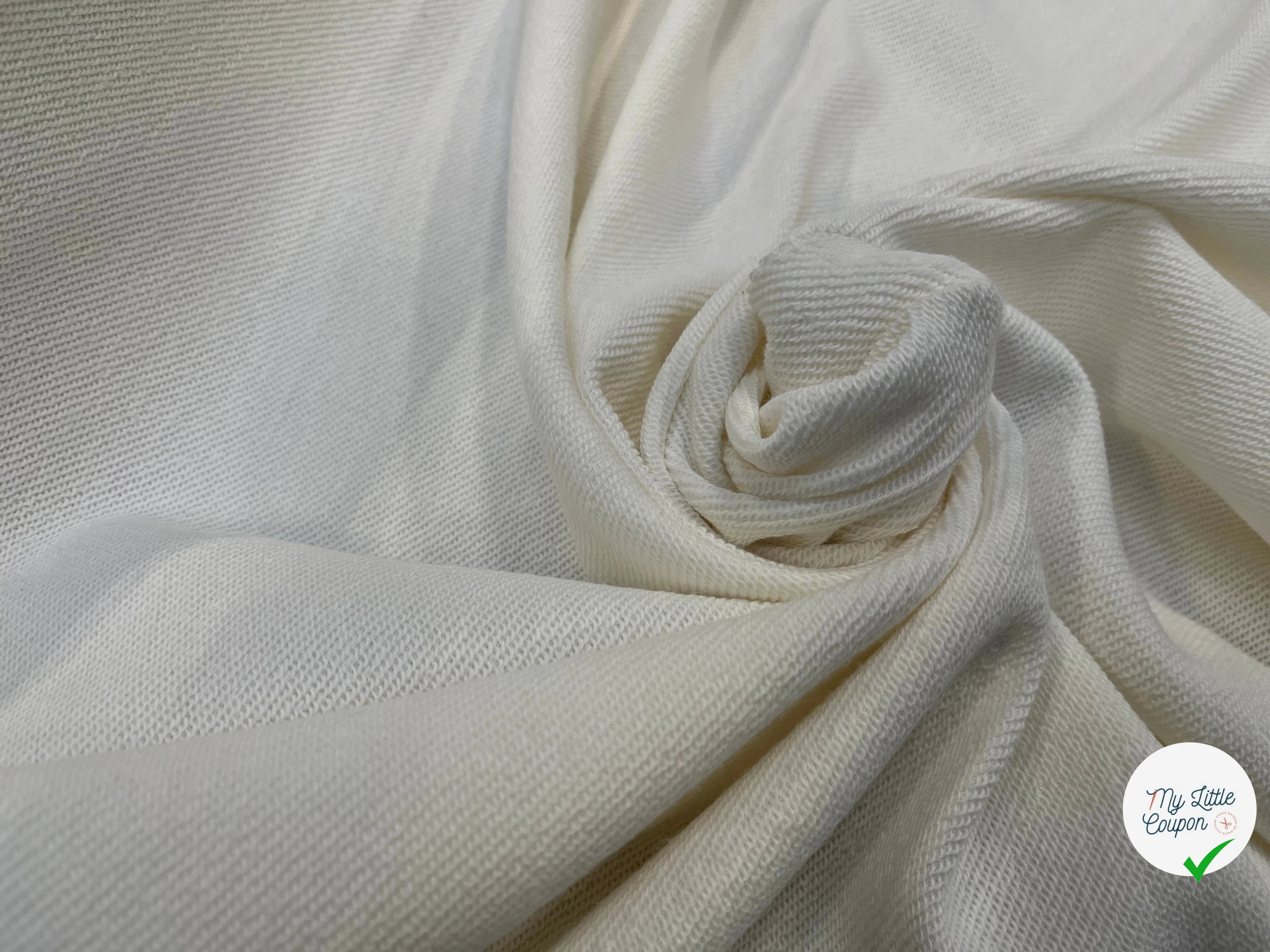 SWEAT TECHNIQUE GRANDE LAIZE 214CM BLANC COTON - My Little Coupon