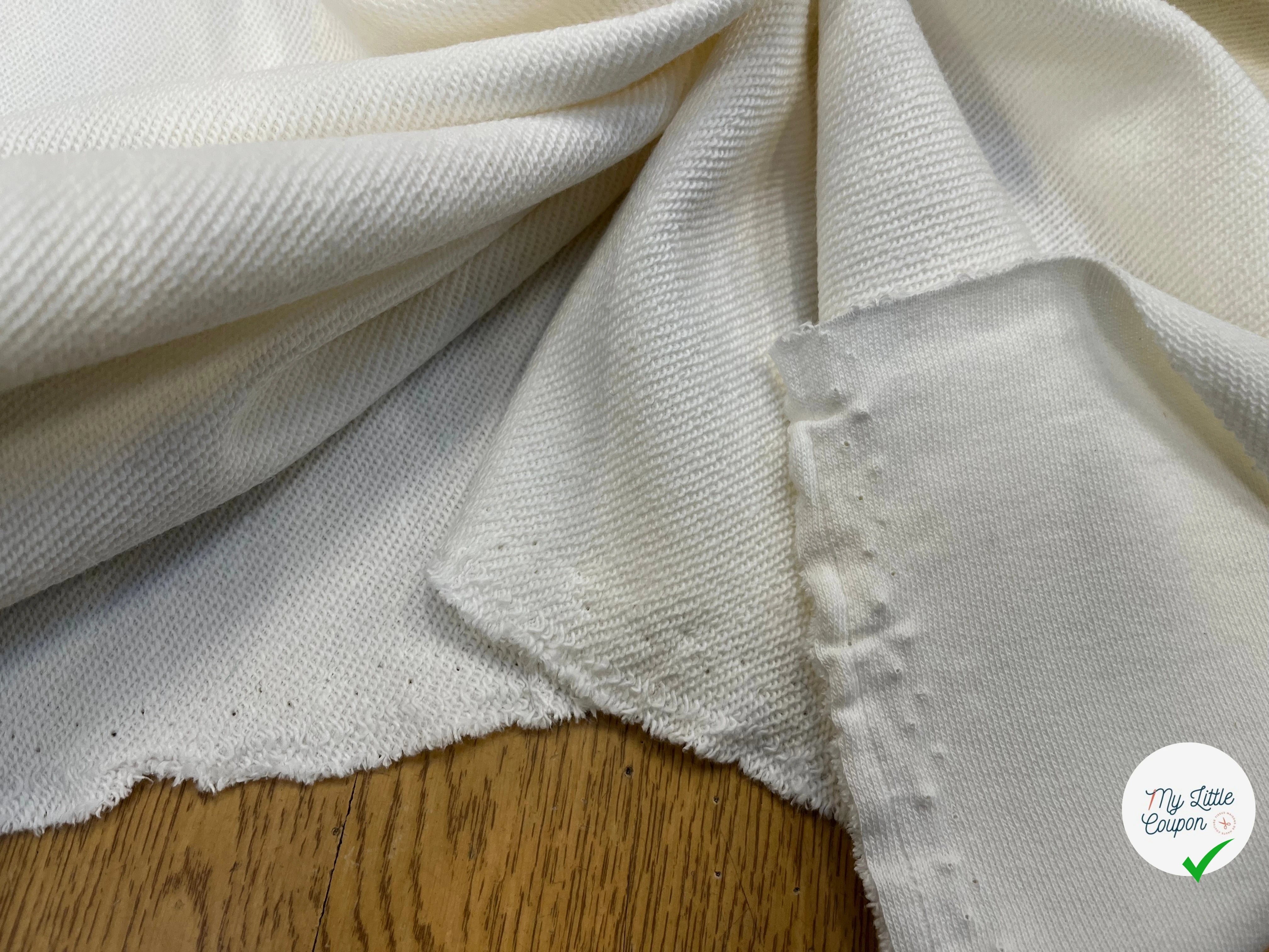 SWEAT TECHNIQUE GRANDE LAIZE 214CM BLANC COTON - My Little Coupon