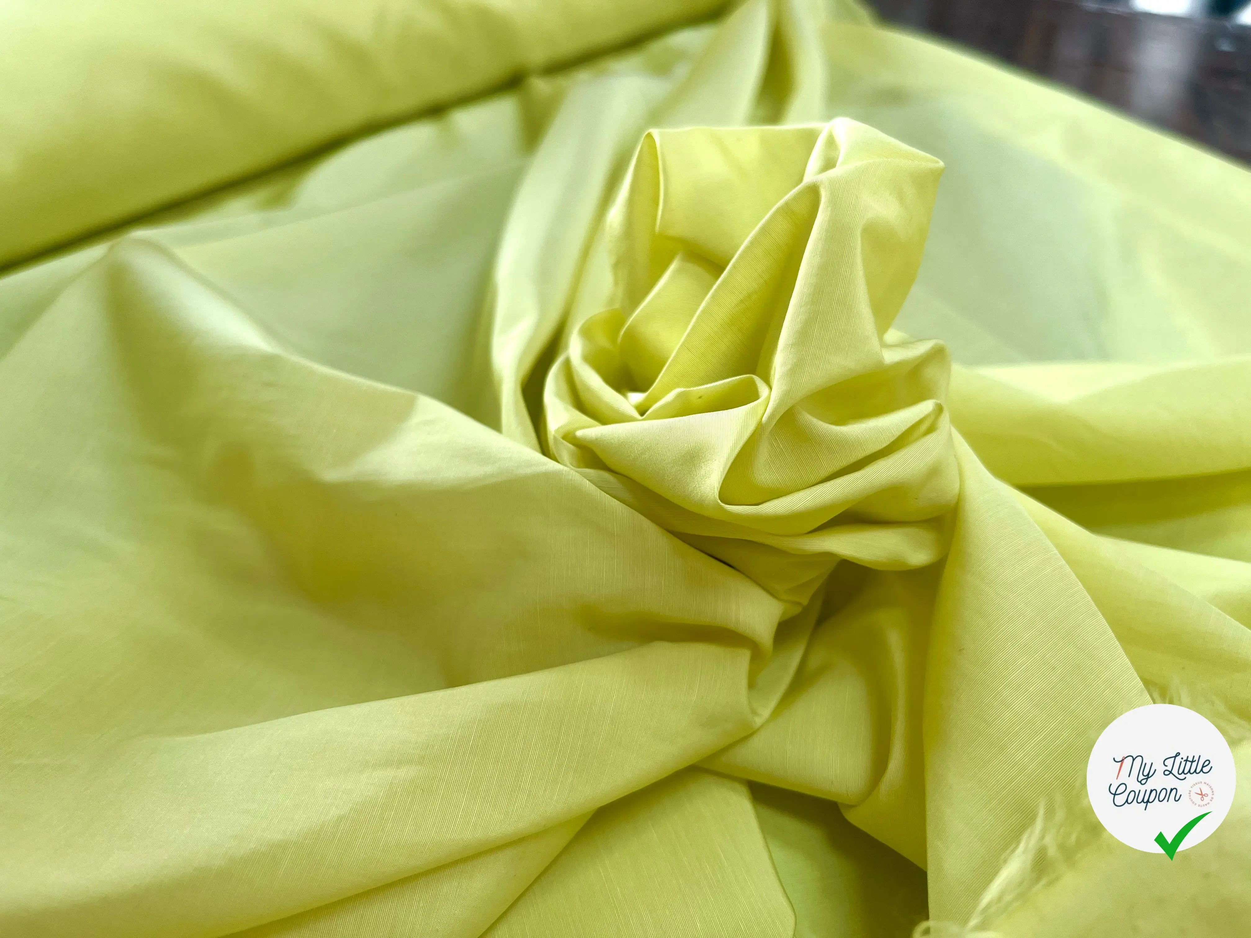 TAFFETAS JAUNE FLUO - My Little Coupon