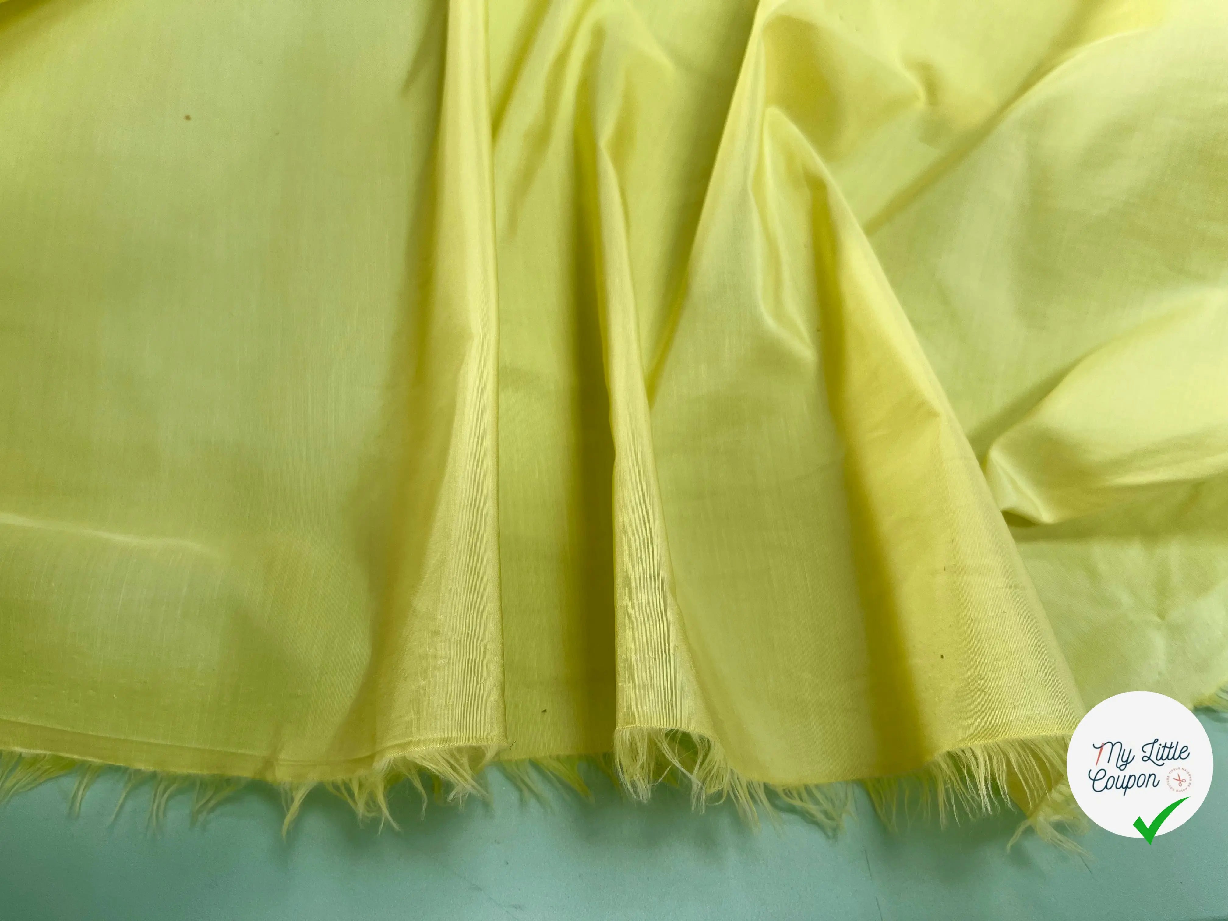 TAFFETAS JAUNE FLUO - My Little Coupon