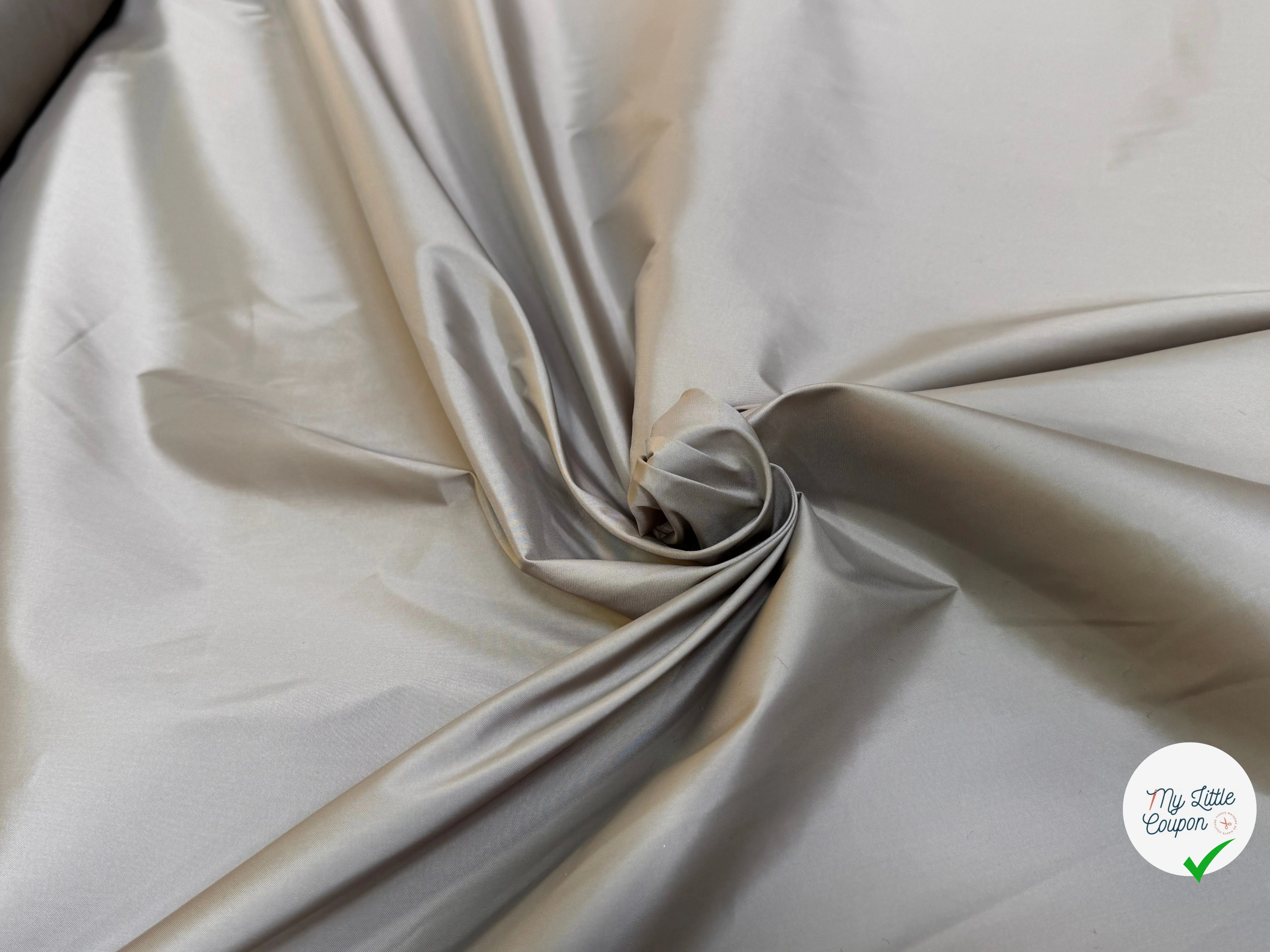 TAFFETAS PARKA 30% POLYAMIDE BEIGE FONCÉ - My Little Coupon