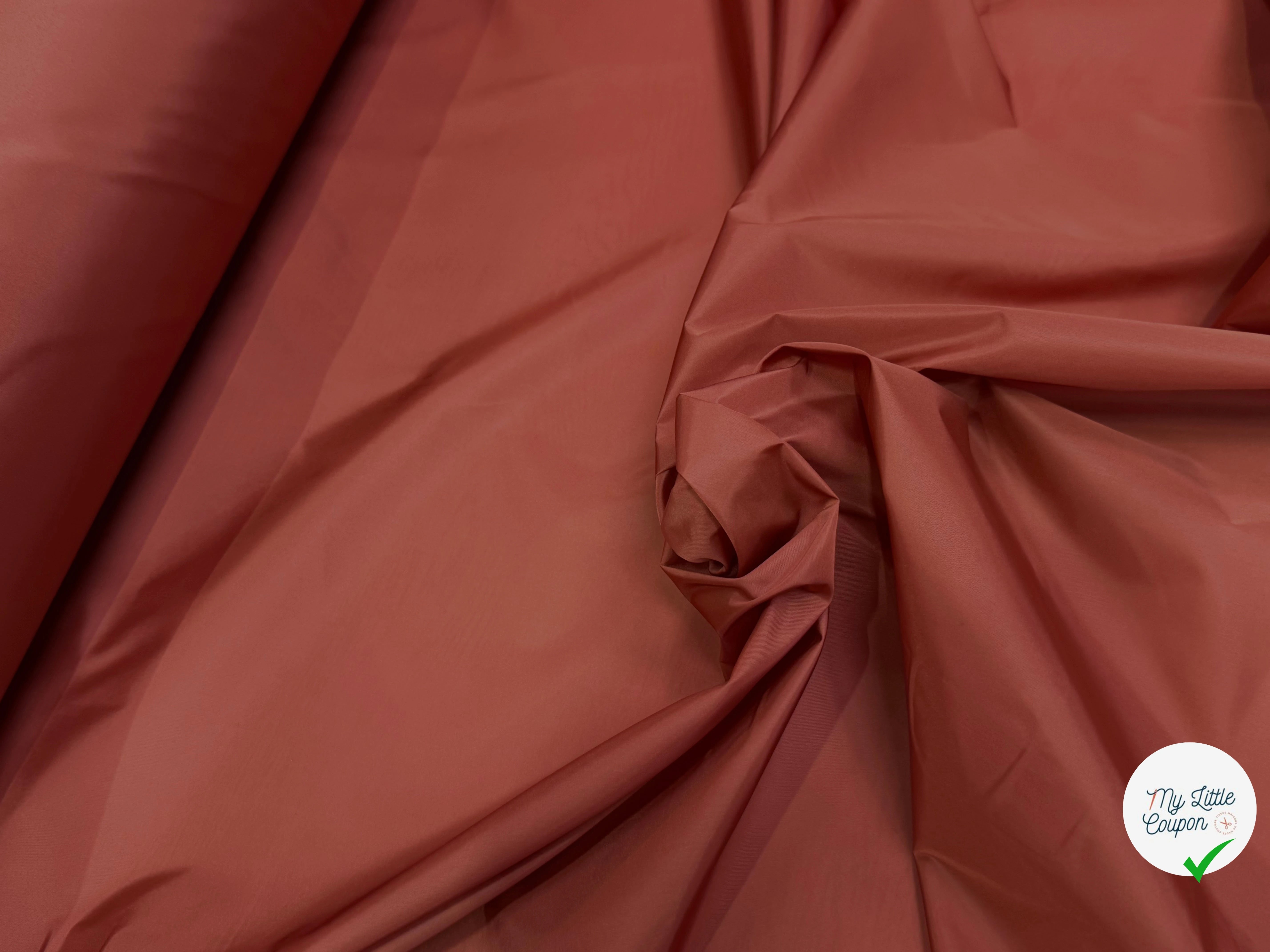 TAFFETAS PARKA LISSE ROUILLE - My Little Coupon