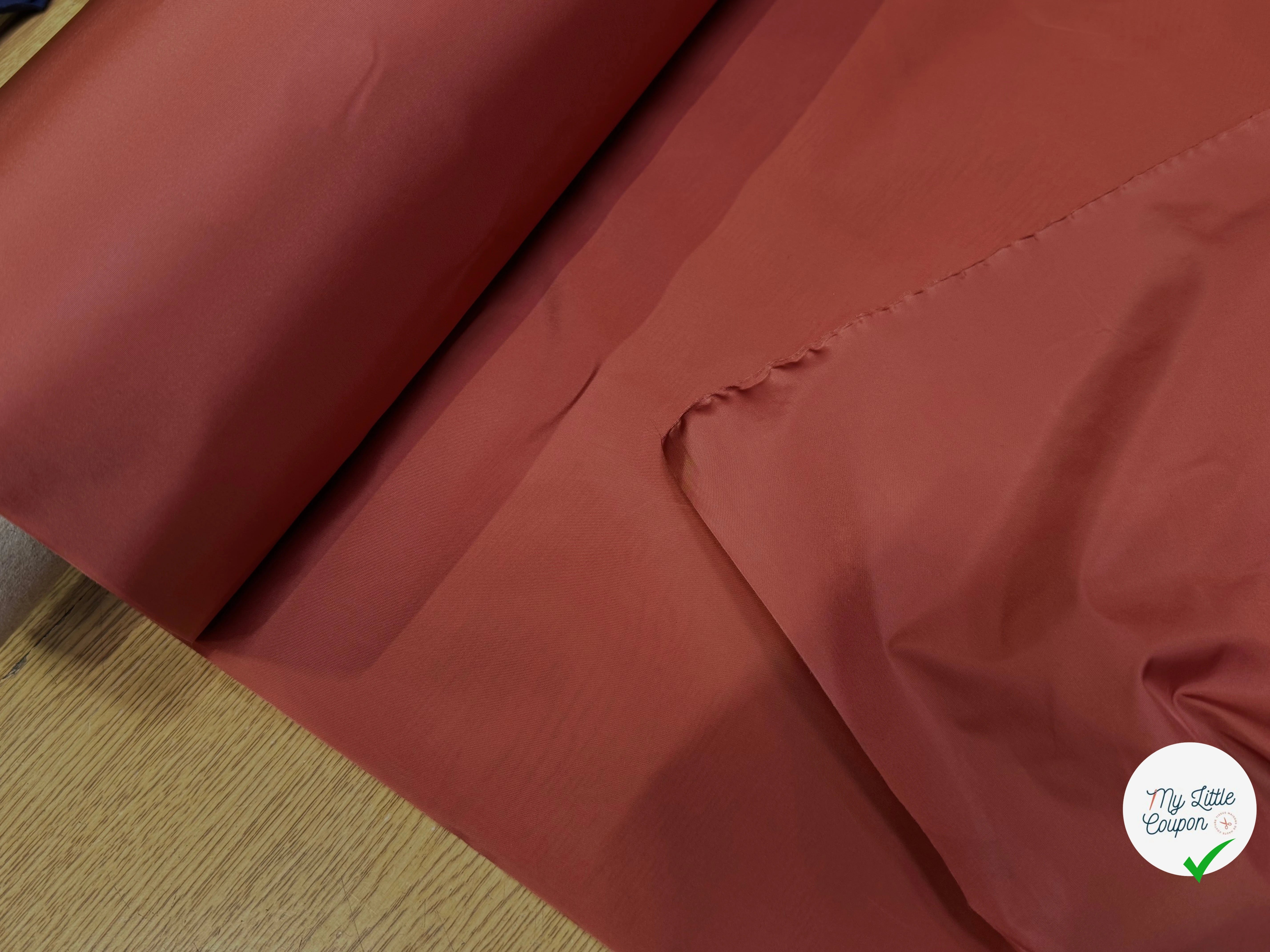 TAFFETAS PARKA LISSE ROUILLE - My Little Coupon