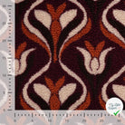 Teddy jacquard bordeaux - mise en situation